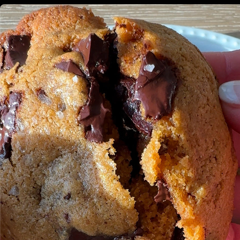 Feed Your Soul Olive Oil and Sea Salt Chocolate Chunk Cookies
