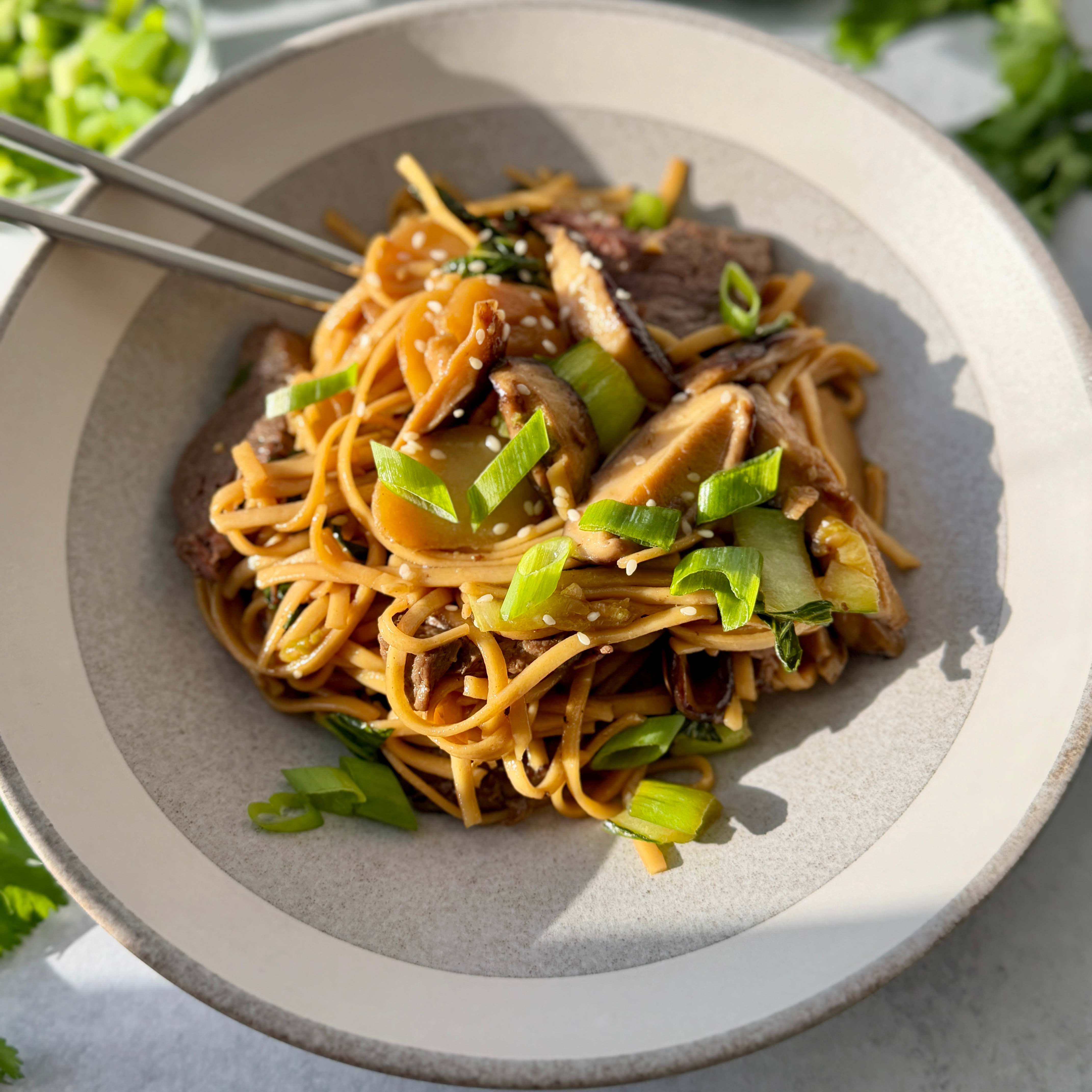 Feed Your Soul Beef Yaki Udon