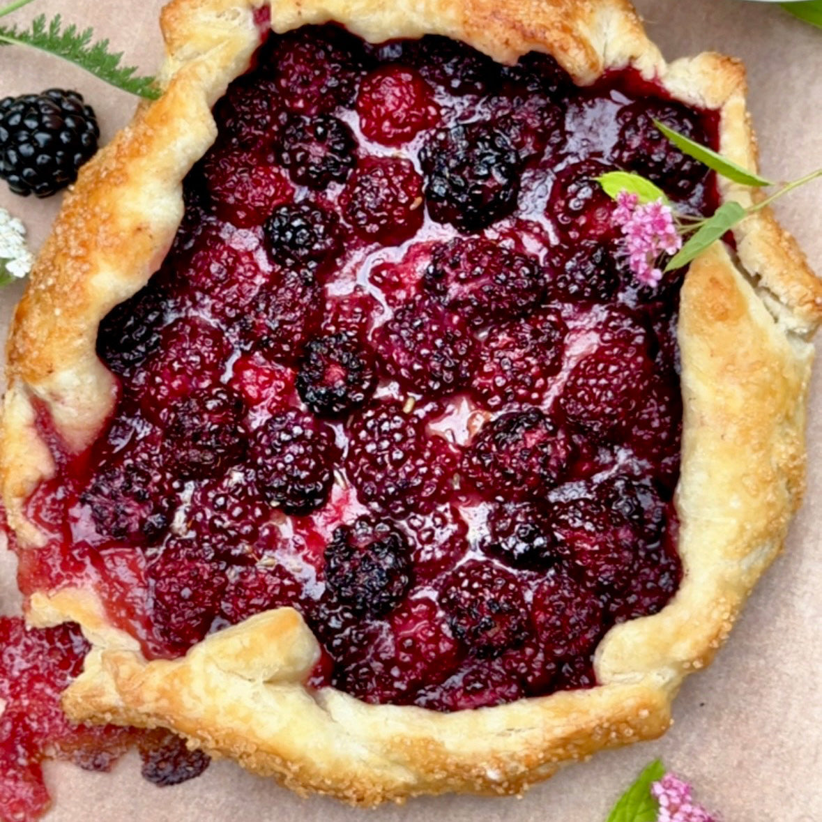 Blackberry Crostata: A Simple, Beautiful Summer Dessert