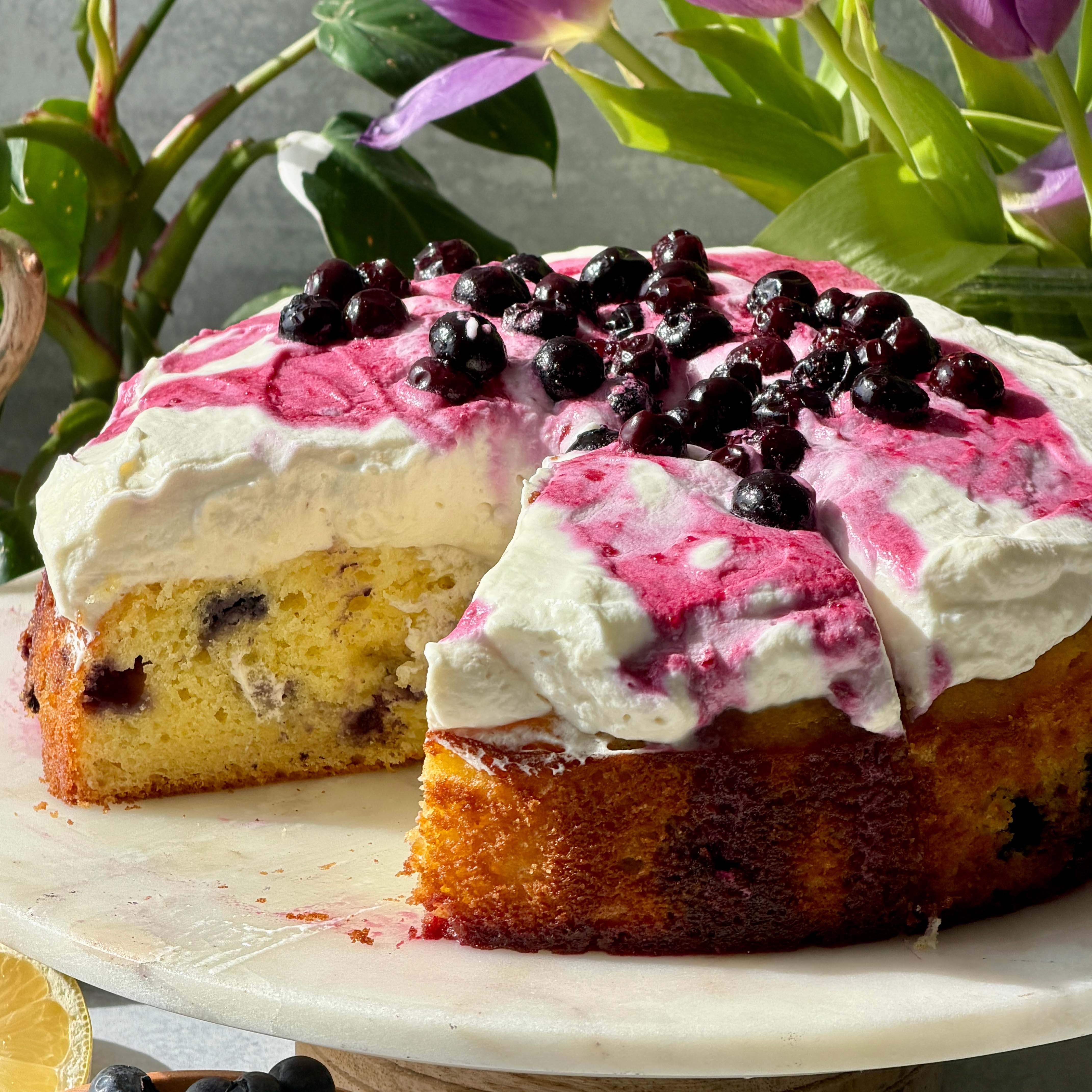 Blueberry Ricotta Cake: Soft, Bright, and Quietly Unforgettable