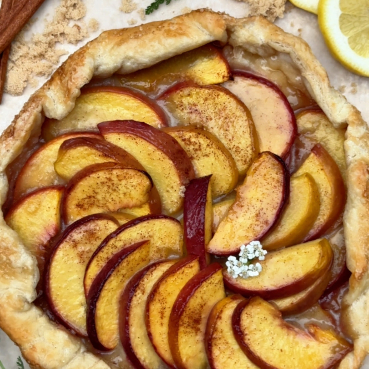 Rustic Peach Galette: Sweet, Simple, and Perfect for Sharing