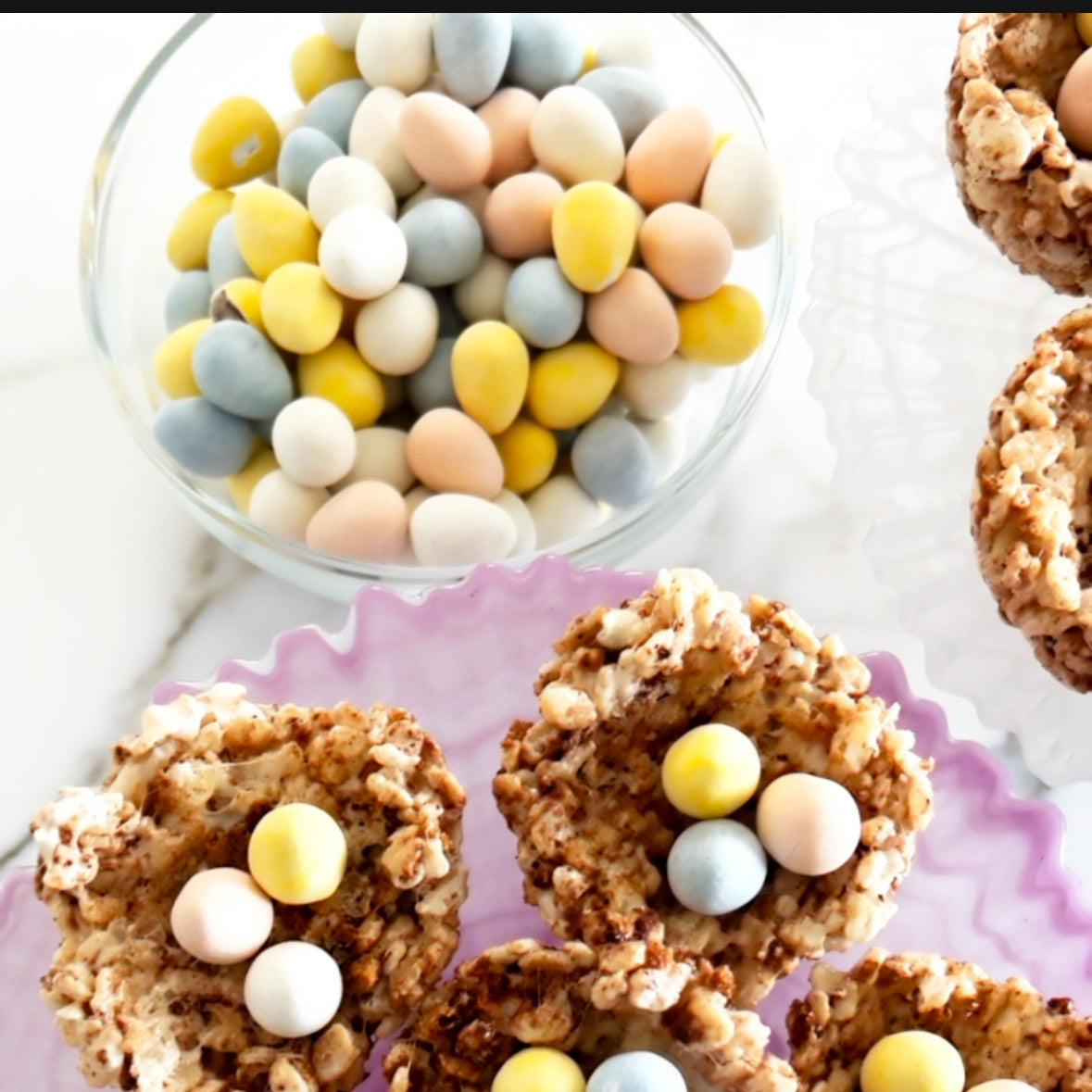 No-Bake, No-Stress, ALL the Cuteness: Rice Krispie Nests with Cadbury Eggs